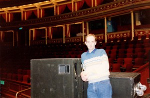 On stage at the Royal Albert Hall - by the third night I felt much more at home!