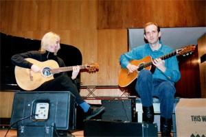 Performed numerous times at London's South Bank in the Purcell Room and Queen Elizabeth Hall; this was a rehearsal at the Purcell Room
