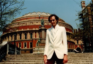 Outside the Royal Albert Hall in London - hoping one day to play there!
