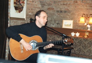Performing at King's Lynn Arts Centre - a set of classical/jazz style arrangements for two guitars
