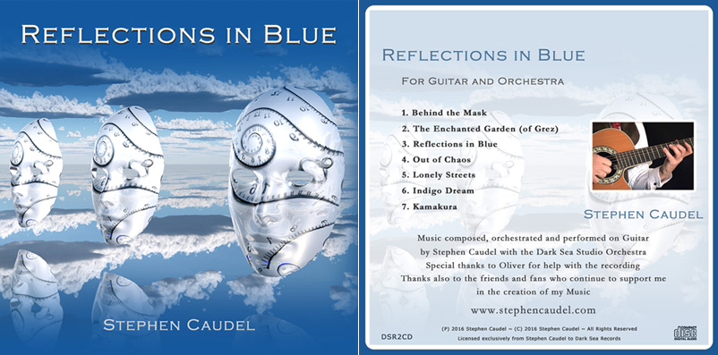 Reflections In Blue by Stephen Caudel